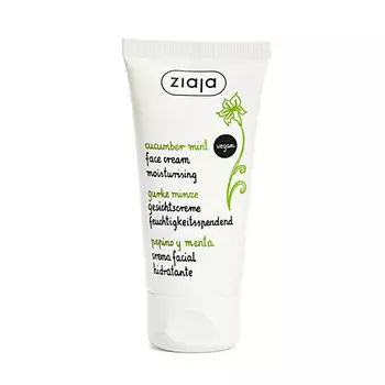 ZIAJA Крем для лица увлажняющий SPF 6 Cucumber Mint