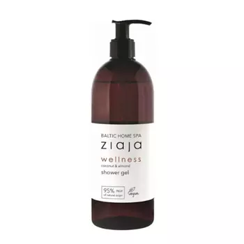 ZIAJA Натуральный гель для душа с маслами кокоса и миндаля
