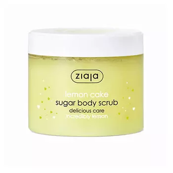 ZIAJA Сахарный скраб для тела Lemon Cake