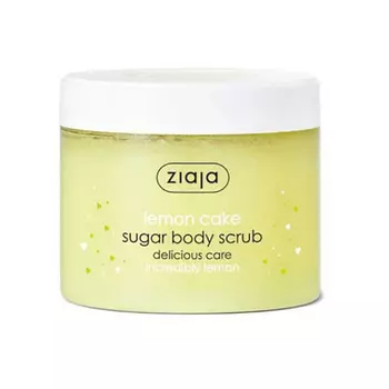 ZIAJA Сахарный скраб для тела с ароматом лимонного пирога