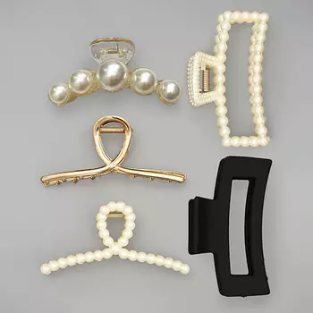 ZIKOLKI STORE Заколки-крабики для волос подарочный набор крабов