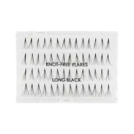 ZINGER Ресницы пучковые длинные без узелка, без клея (12мм) 1