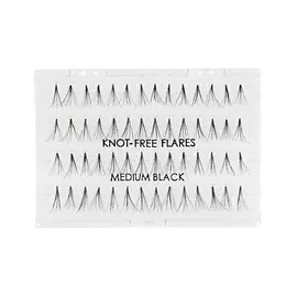 ZINGER Ресницы пучковые средние без узелка,без клея (10мм)