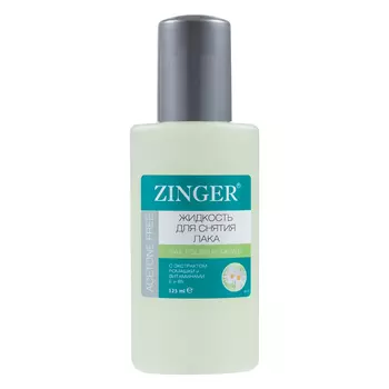ZINGER жидкость для снятия лака для особо чувствительных ногтей Classic