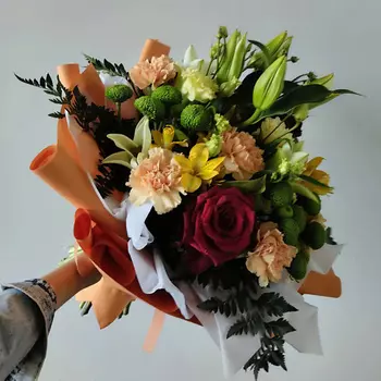 ЗОЛОТАЯ АУРА Букет "Мелодия Цветов"