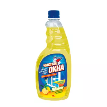 ЗОЛУШКА Средство для мытья стекол Чистые окна Лимон сменный блок