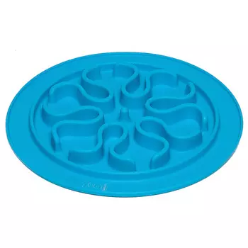 ZOO ONE Миска игровая рельефная (волны) для медленного поедания корма