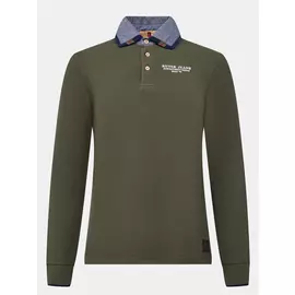 Джемпер с воротом поло