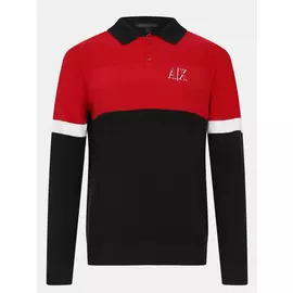 Джемпер с воротом поло