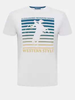 Футболки Alessandro Manzoni Denim