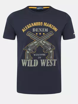 Футболки Alessandro Manzoni Denim