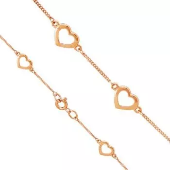 Браслет из красного золота Линии Любви