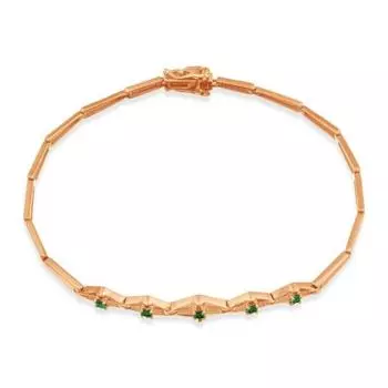 Браслет из красного золота Линии Любви