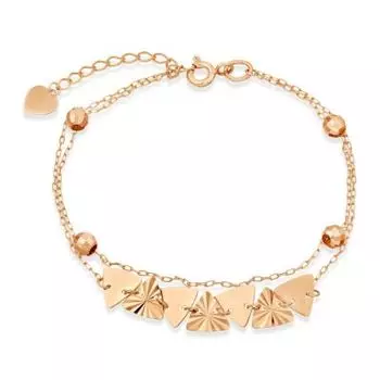 Браслет из красного золота Линии Любви