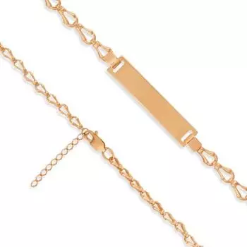 Браслет из красного золота Линии Любви