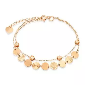 Браслет из красного золота Линии Любви