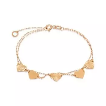 Браслет из красного золота Линии Любви