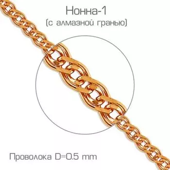 Браслет из красного золота Линии Любви