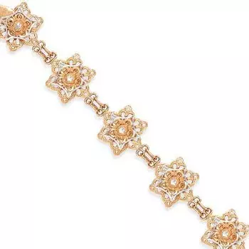 Браслет из красного золота Линии Любви