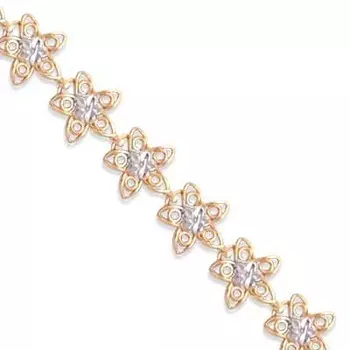 Браслет из красного золота Линии Любви