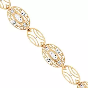 Браслет из красного золота Линии Любви