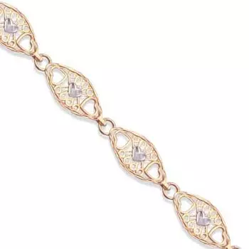 Браслет из красного золота Линии Любви