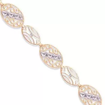 Браслет из красного золота Линии Любви