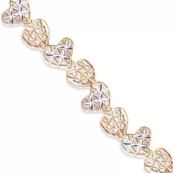 Браслет из красного золота Линии Любви