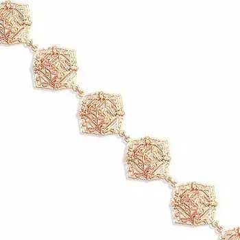 Браслет из красного золота Линии Любви