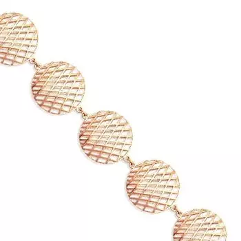 Браслет из красного золота Линии Любви