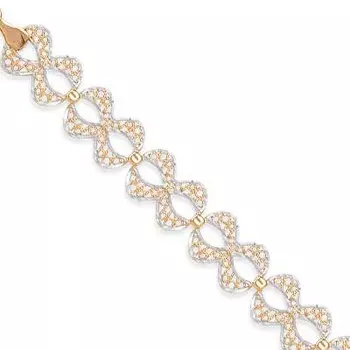 Браслет из красного золота Линии Любви