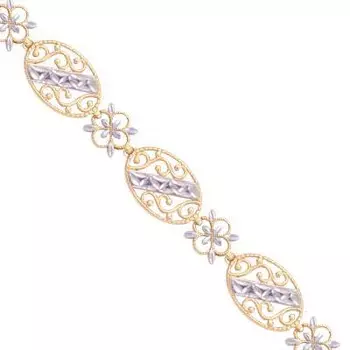 Браслет из красного золота Линии Любви