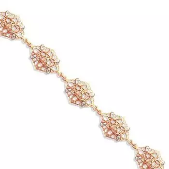 Браслет из красного золота Линии Любви