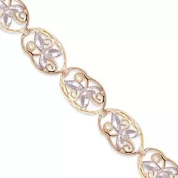 Браслет из красного золота Линии Любви