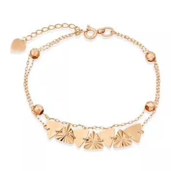 Браслет из красного золота Линии Любви