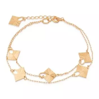 Браслет из красного золота Линии Любви