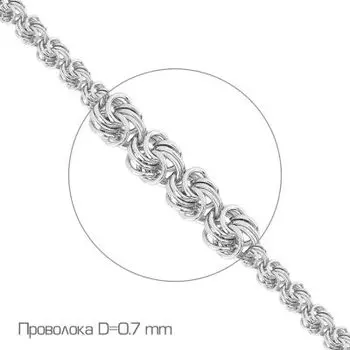 Браслет из серебра Линии Любви