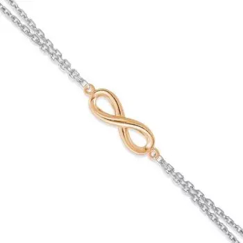 Браслет из серебра Линии Любви