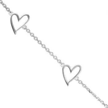 Браслет из серебра Линии Любви