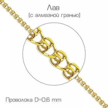 Браслет из желтого золота Линии Любви