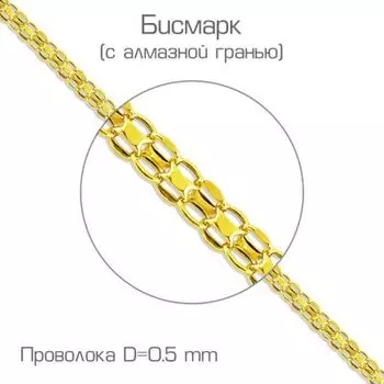 Браслет из желтого золота Линии Любви