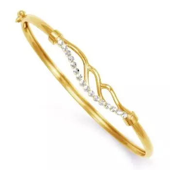 Браслет из желтого золота Линии Любви