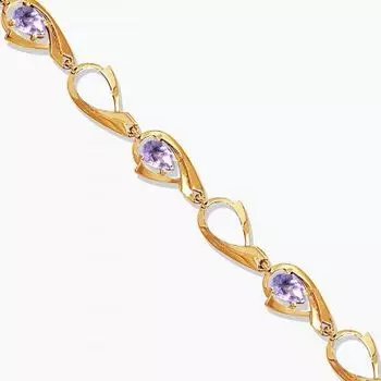 Браслет с аметистами Линии Любви