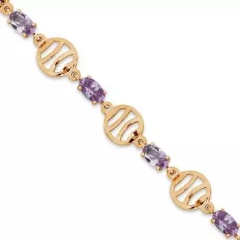 Браслет с аметистами Линии Любви