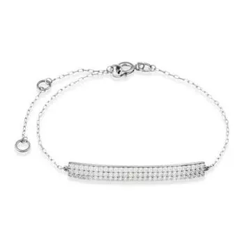 Браслет с фианитами Линии Любви