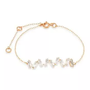 Браслет с фианитами Линии Любви