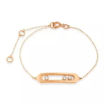 Браслет с фианитами Линии Любви