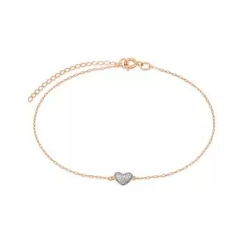 Браслет с фианитами Линии Любви