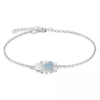 Браслет с фианитами Линии Любви