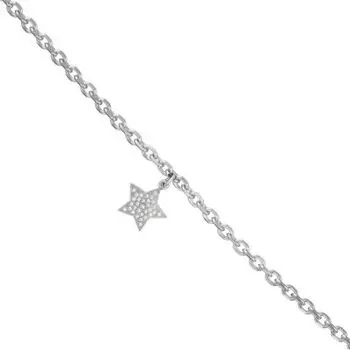 Браслет с фианитами Линии Любви